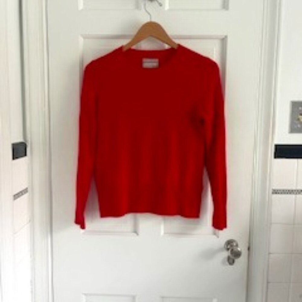 J. Crew Women's Cashmere Sweater, Size XXS, Red